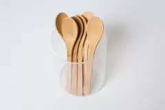 PACK x6 CUCHARAS DE BAMBOO IRUYA 16 CM - Marian Todo Organizado