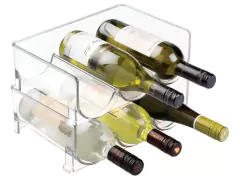 ORGANIZADOR PARA BOTELLAS TRIPLE APILABLE ACRÍLICO - comprar online