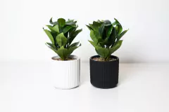 PLANTA ARTIFICIAL "LUZ" CON MACETA DE CERAMICA