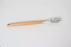 PINCEL DE SILICONA "IRUYA" SIMIL MARMOL CON MANGO DE MADERA 27 CM