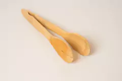 PINZA DE MADERA "VALSEN" DE BAMBOO DOBLE CON PUNTA REDONDEADA 30cm - comprar online