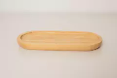 BANDEJA "VALSEN" OVALADA "S" DE BAMBOO - comprar online