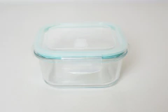 COMBO x4 CONTENEDORES "CUCINA" HERMETICOS CUADRADOS VIDRIO - comprar online