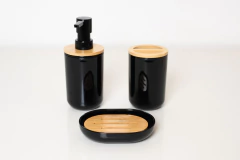VASO PARA CEPILLOS "NOUVELL " NORDICO CON BAMBOO - comprar online