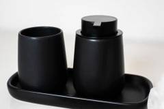 SET x4 "POLINESIA" DE DOLOMITE PARA BAÑO - Marian Todo Organizado