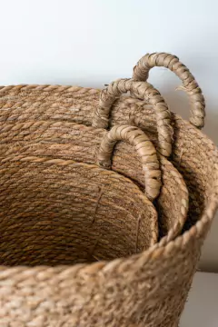 CANASTO "RUMAH VIP" DE FIBRAS NATURALES "M" - comprar online