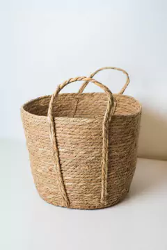 CANASTO "RUMAH" DE FIBRAS NATURALES "L" - comprar online