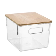 CAJA DE ACRILICO "ISABELLA LUND" "M" CON TAPA DE BAMBOO en internet