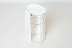 ORGANIZADOR "CHANTAL" PORTA COSMETICOS 3 CAJONCITOS - comprar online