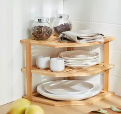 ESTANTE ESQUINERO "VALSEN" DE BAMBOO - tienda online