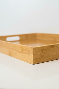 BANDEJA "VALSEN" RECTANGULAR "M" BAMBOO CON ASAS #2 en internet
