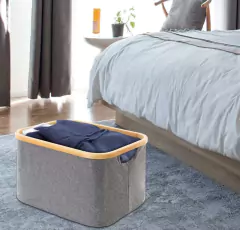 CESTO / CANASTO DE TELA "PERSA" NORDICO "S" SIN TAPA - comprar online