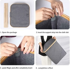 CESTO LAUNDRY DE TELA "PERSA" CON TAPA PARA ROPA - tienda online