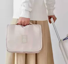 ORGANIZADOR DE VIAJE / PORTA COSMETICOS "TRAVEL" CON GANCHO PARA COLGAR - tienda online