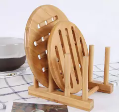 SECA PLATOS “VALSEN” DE MADERA GRANDE - tienda online