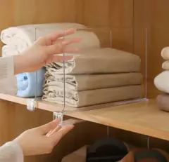 SEPARADOR DE ESTANTES “SUSAN” ACRÍLICO CON SOPORTE MULTIUSO / PLACARD en internet