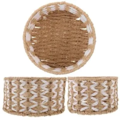 SET x3 CANASTOS "GIRONA" REDONDOS