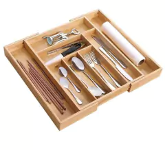 ORGANIZADOR / CUBIERTERO "VALSEN" DE BAMBOO EXTENSIBLE - comprar online