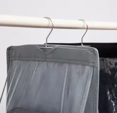 ORGANIZADOR COLGANTE GRIS PARA CARTERAS CON PERCHA en internet