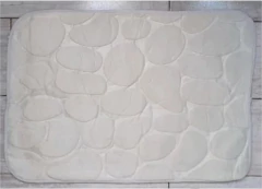 ALFOMBRA DE BAÑO MICROFIBRA PIEDRITAS