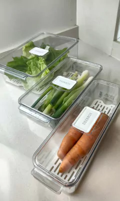 ORGANIZADOR "AYMARA" ACRILICO "M" CON REJILLA Y TAPA - tienda online