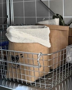 BOLSA ECOLOGICA DE ALGODON 100% PARA PAPAS Y CEBOLLAS "XL" - Marian - Todo Organizado
