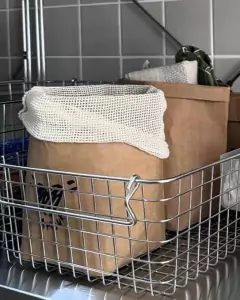 Imagen de BOLSA ECOLOGICA DE ALGODON 100% PARA PAPAS Y CEBOLLAS "L"