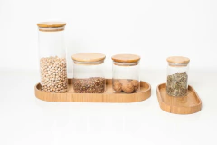 Imagen de BANDEJA OVALADA "JAPANDI HAYA" CON BORDES "S"