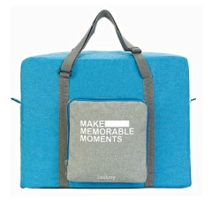 BOLSO PLEGABLE "TRAVEL PARTY" CON MANIJA - comprar online