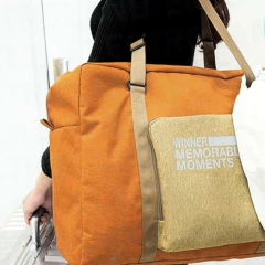 BOLSO PLEGABLE "TRAVEL PARTY" CON MANIJA - Marian - Todo Organizado