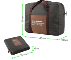 Imagen de BOLSO PLEGABLE "TRAVEL PARTY" CON MANIJA