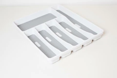 Imagen de ORGANIZADOR DE CUBIERTOS "MADESMART" 6 DIV CON BASE ANTIDESLIZANTE