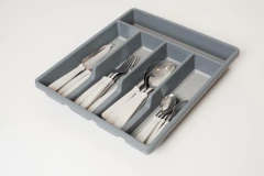 CUBIERTERO "MADESMART" 5 DIVISIONES CON BASE ANTIDESLIZANTE - Marian - Todo Organizado