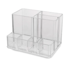 ORGANIZADOR DE ACRILICO "CLEAR" RECTANGULAR PARA MAQUILLAJE #1 - comprar online