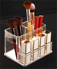 ORGANIZADOR DE ACRILICO "CLEAR" RECTANGULAR PARA MAQUILLAJE #1 - Marian Todo Organizado