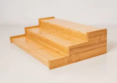 Imagen de ESCALERITAS "VALSEN" BAMBOO 3 ESCALONES