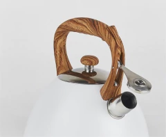 PAVA DE ACERO INOXIDABLE 3L BLANCA LISA