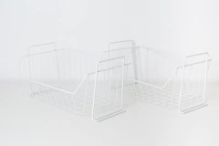 CANASTO APLIABLE "MARIAN" METALICO CON MANIJAS LATERALES ALTO en internet