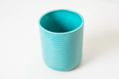 PORTA UTENSILLOS DE CERAMICA "DALAI" GRANDE TURQUESA en internet