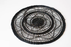 INDIVIDUAL / CENTRO DE MESA "YUPI" REDONDO DE FIBRAS NATURALES "XL" 38 CM - comprar online