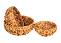 SET X 3 CANASTOS "ZUMAYA" REDONDOS