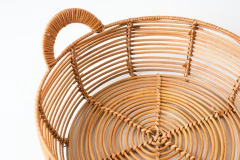 Imagen de SET x2 CANASTAS "MILY" CON MANIJAS FIBRAS NATURALES