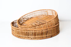 BANDEJA REDONDA "MILY" DE FIBRAS NATURALES "S" - comprar online