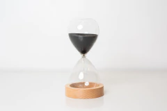 RELOJ DE ARENA CON BASE DE BAMBOO - comprar online