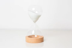 RELOJ DE ARENA CON BASE DE BAMBOO - tienda online