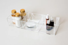 ORGANIZADOR DE ACRILICO "CLEAR" 3 DIVISIONES en internet