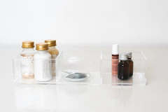 ORGANIZADOR DE ACRILICO "CLEAR" 3 DIVISIONES - comprar online