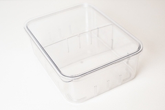 MAXI CAJA "CLEAR" CON TAPA Y DIVISIONES REMOVIBLES - tienda online