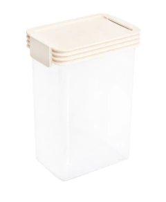 CONTENEDOR "AMALFI" HERMETICO DE ACRILICO "L" CON TAPA en internet