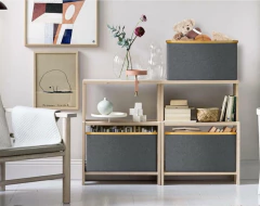 CESTO / CANASTO DE TELA "PERSA" NORDICO "L" SIN TAPA